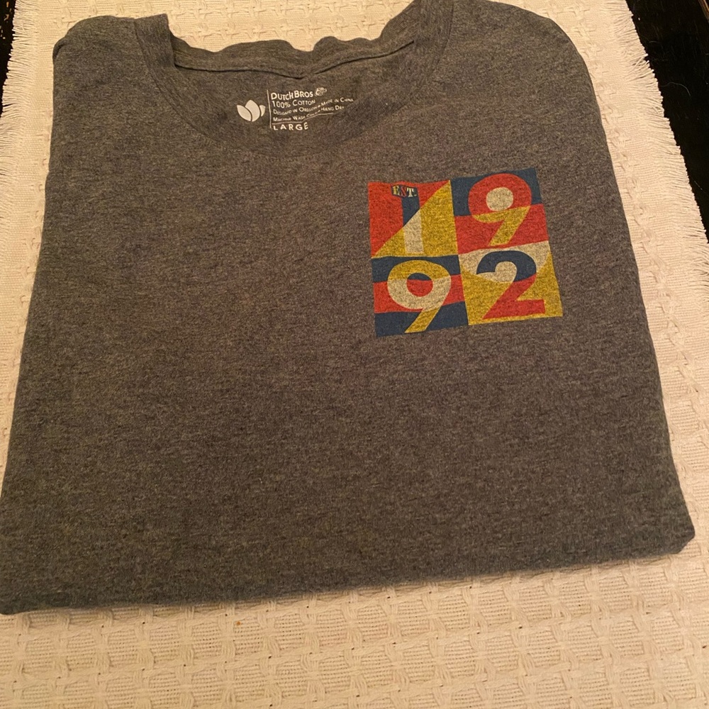 Dutch Bros Gray Graphic Tee